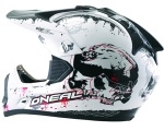 O'Neal 907 Helm Weiss-Schwarz-Rot Gr. S